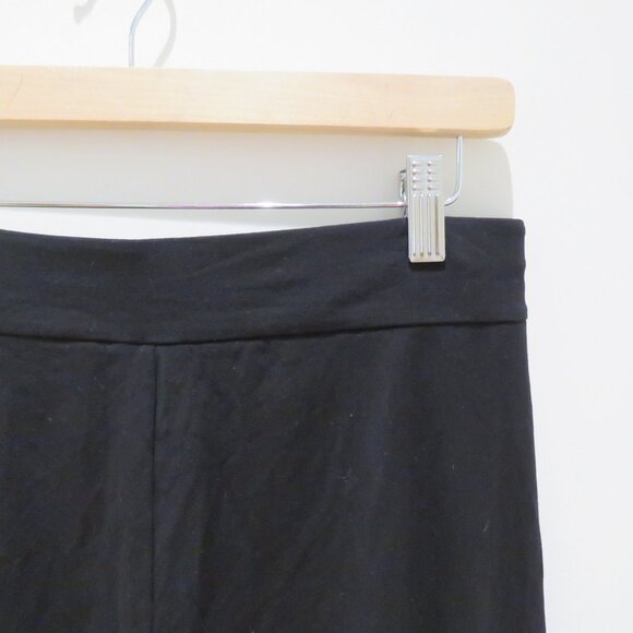 EILEEN FISHER Wide Leg Pant Black Stretch Pull On Size Small Minimalist Travel - Picture 12 of 15